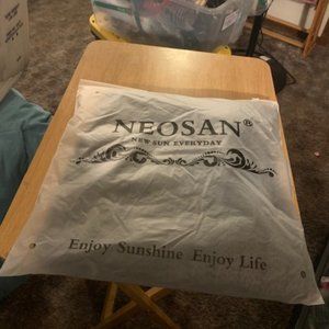 Neosan Women's Charcoal Gray Thick Ribbed Knit Winter Infinity Loop Scarf OS NIP